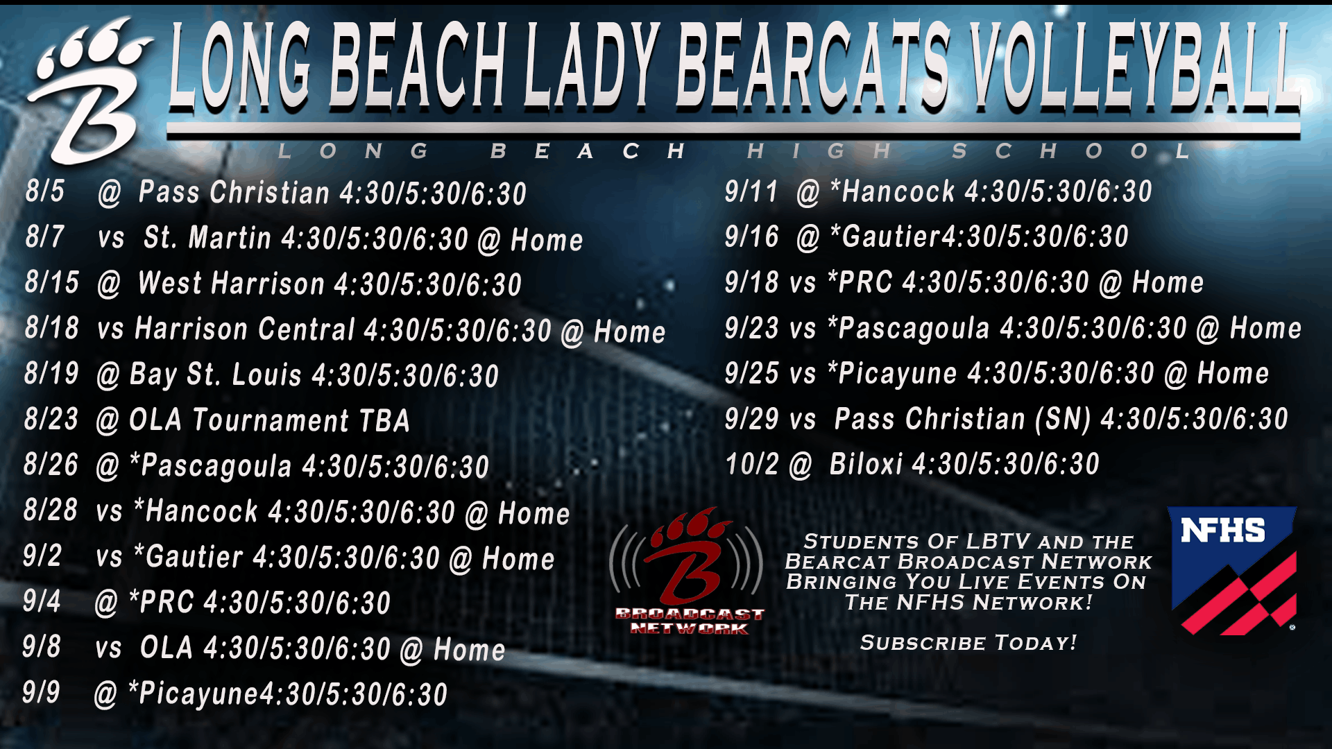 LBHS volleyball